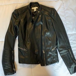 Super cute and clean H&M faux leather jacket
